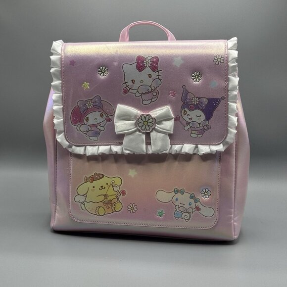 Her Universe Hello Kitty And Friends Cupid Pink Iridescent Mini Backpack main image 9